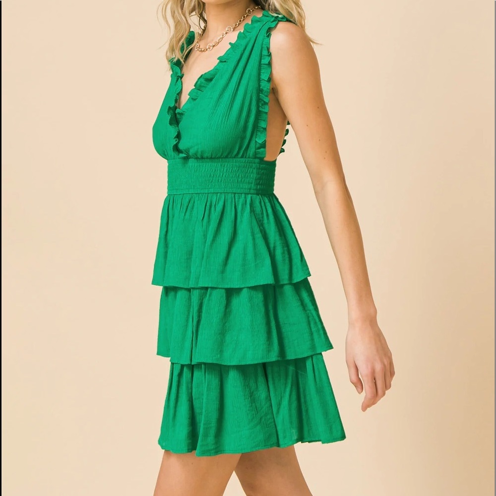 Flying Tomato INSISTING LOVE WOVEN MINI DRESS